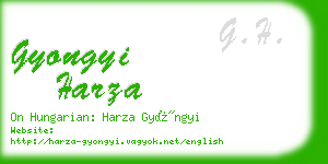 gyongyi harza business card